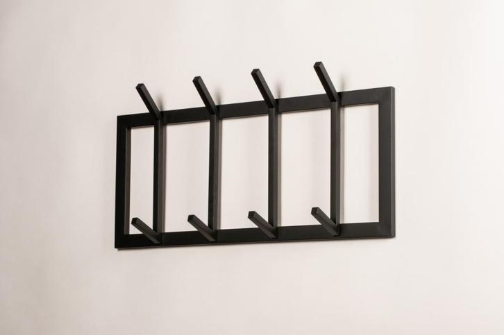 Rietveld Kapstokken - Zwart - Metaal, Huis en Inrichting, Woonaccessoires | Kapstokken, Verzenden