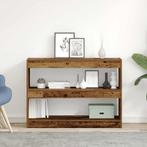vidaXL Boekenkast/Roomdivider in Oud Hout, 100x30x72 cm,, Huis en Inrichting, Minder dan 50 cm, Verzenden, Nieuw, Minder dan 100 cm