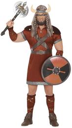 Viking Kostuum Bruin Heren Nordic, Nieuw, Verzenden