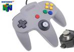 Mario64.nl: Nintendo 64 Controller Grey met GameCube Pookje, Ophalen of Verzenden, Gebruikt