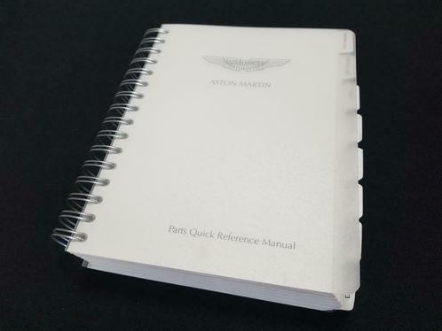 Aston Martin Parts Quick Reference Manual 2002, Auto diversen, Handleidingen en Instructieboekjes, Verzenden