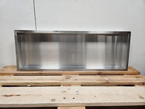 Inbouwnis Salo 30 x 90 x 10 cm geborsteld rvs, Doe-het-zelf en Verbouw, Sanitair, Nieuw, Ophalen of Verzenden