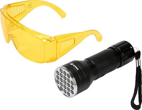 UV LED zaklamp - 21 LEDs - Met beschermbril, Doe-het-zelf en Verbouw, Overige Doe-het-zelf en Verbouw, Nieuw, Ophalen of Verzenden