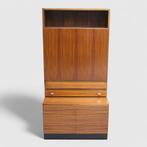 Vintage boekenkast, wandkast, highboard - jaren 60, Huis en Inrichting, Kasten | Boekenkasten, Gebruikt, Mid century, 50 tot 100 cm