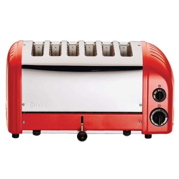 Dualit Vario broodrooster rood | 6 sneden, Zakelijke goederen, Horeca | Keukenapparatuur, Verzenden