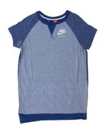 NIKE Womens Short Sleeve Jumper Dress UK 14 Large Blue, Verzenden, Nieuw