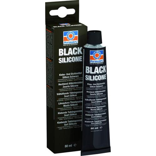 Permatex Permatex black silicone adhesive sealant 85 gr,, Doe-het-zelf en Verbouw, Isolatie en Afdichting, Nieuw, Verzenden