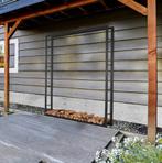 Houtopslag | Brandhoutrek | Houtrek | 148x25x196cm | Staal, Verzenden