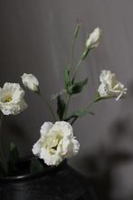 Zijden Lisianthus tak white 70 cm, Huis en Inrichting, Woonaccessoires | Kunstplanten en Kunstbloemen, Ophalen of Verzenden, Nieuw