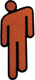 Billie Eilish - Orange Blohsh - patch officiële merchandise, Ophalen of Verzenden, Nieuw, Kleding
