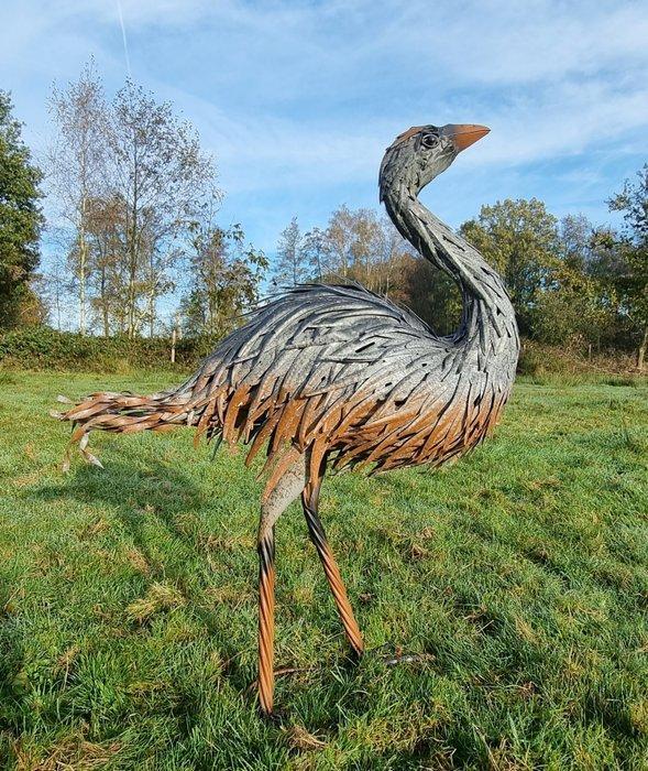 Figuur - Levensechte struisvogel - IJzer, Metaal, Antiek en Kunst, Kunst | Designobjecten