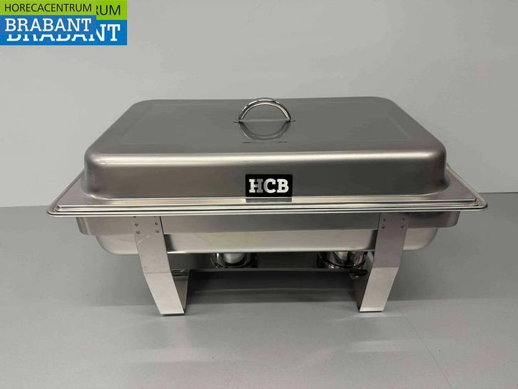 RVS Chafing dish 3 x 1/3 GN Horeca, Zakelijke goederen, Horeca | Keukenapparatuur, Nieuw in verpakking, Ophalen of Verzenden