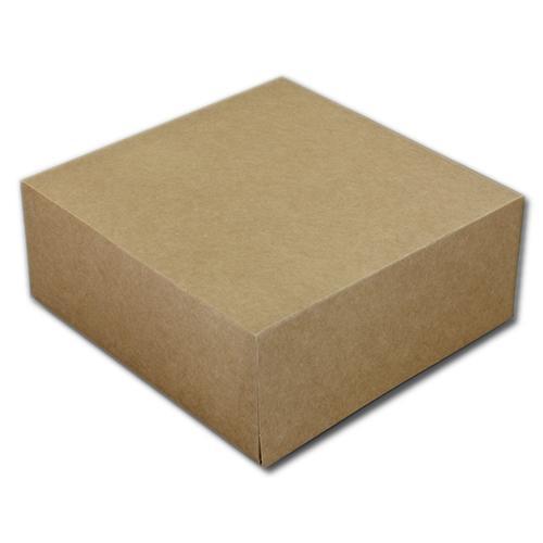 Taartdoos 19x19x8cm. Kraft 3st, Hobby en Vrije tijd, Taarten en Cupcakes maken, Nieuw, Verzenden