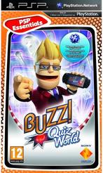 Buzz! Quiz World-Essentials (PSP) Gebruikt, Ophalen of Verzenden, Zo goed als nieuw
