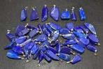 Lapis Lazuli edelsteen Hangers - Hoogte: 33 mm - Breedte: 17, Verzamelen, Mineralen en Fossielen