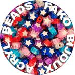 Fako Bijoux® - Acryl Kralen - Sterretjes Duo - 9mm -, Hobby en Vrije tijd, Kralen en Sieraden maken, Verzenden, Nieuw