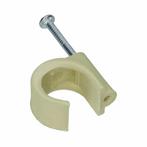 Tack spijkerclip 16-19mm creme - 100 stuks, Ophalen of Verzenden, Nieuw
