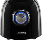 2dekans | Bourgini Nostalgische Blender Zwart 1.5L - Glazen, Ophalen of Verzenden, Zo goed als nieuw