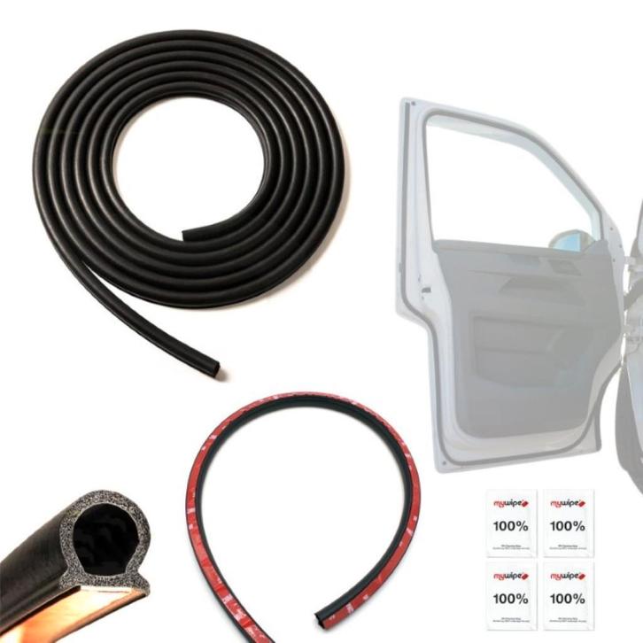 VW Transporter T5 T5.1 T6 Deurrubber Upgrade Geluidsisolatie, Auto-onderdelen, Carrosserie en Plaatwerk, Nieuw, Volkswagen, Voor