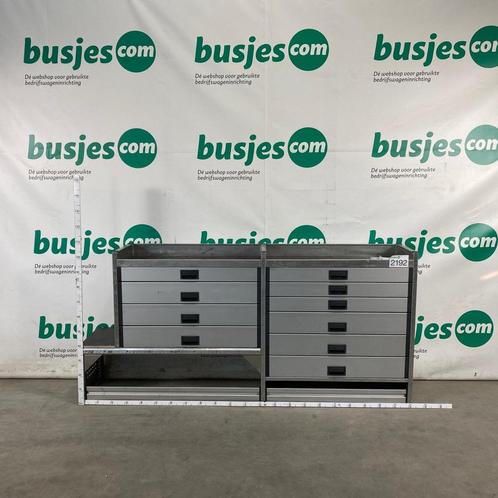 Aluca aluminium gebruikte bedrijfswagen inrichting (nr 2192), Auto diversen, Auto-accessoires, Gebruikt, Ophalen of Verzenden