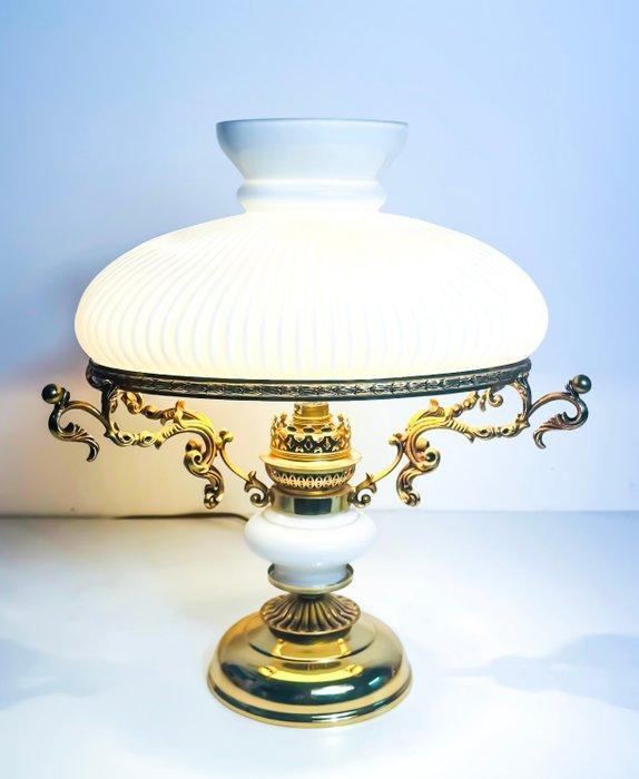 Tafellamp - Opaline glas, Antiek en Kunst, Curiosa en Brocante