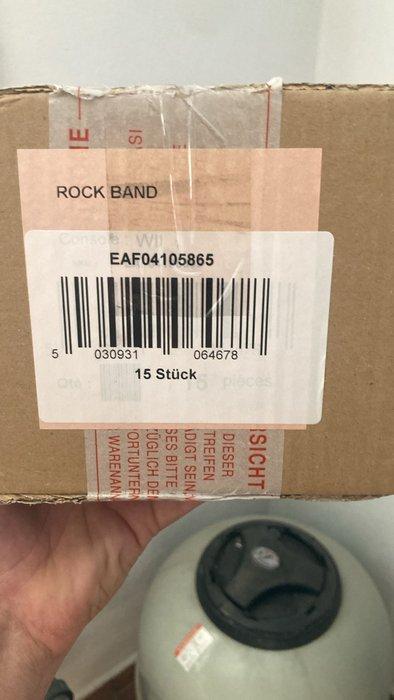 Nintendo - Wii - ROCK BAND - sealed case of 15 - Videogame -, Spelcomputers en Games, Spelcomputers | Overige Accessoires