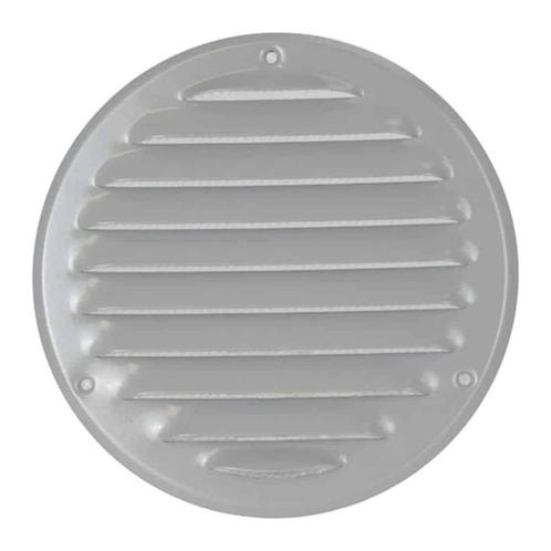 Europlast metalen ventilatierooster rond grijs Ø 160mm -, Doe-het-zelf en Verbouw, Ventilatie en Afzuiging, Ophalen of Verzenden