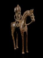 Bronze Reiter Figur - Dogon - Mali (Zonder Minimumprijs), Antiek en Kunst