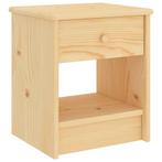 vidaXL Nachtkastje 35x30x40 cm massief grenenhout naturel, Minder dan 45 cm, Verzenden, Nieuw, Minder dan 55 cm