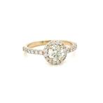 Zonder Minimumprijs - Ring - 14 karaat Geel goud - 1.13ct., Sieraden, Tassen en Uiterlijk, Ringen, Nieuw