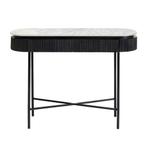 *WOONWINKEL* Kare Design Glenn Ovale Sidetable Zwart Met Wit, Huis en Inrichting, Tafels | Sidetables, Verzenden, Nieuw