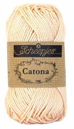 Scheepjes Catona 50 gram - 255 shell - Katoen Garen, Hobby en Vrije tijd, Breien en Haken, Ophalen of Verzenden, Nieuw