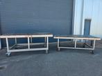 WERKTAFEL | 2X | RVS onderframe, Zakelijke goederen, Machines en Bouw | Metaalbewerking