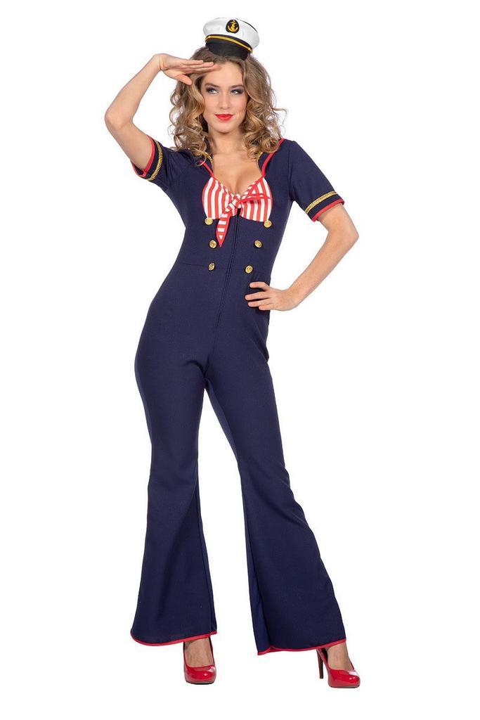 Catsuit Matroos Luxe Dames, Kleding | Dames, Carnavalskleding en Feestkleding, Nieuw, Ophalen of Verzenden