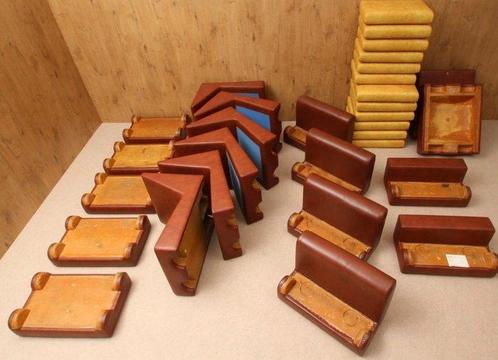Sofa - Epi leer, Meerschuim - Een modulair bankstel 70s en, Antiek en Kunst, Kunst | Designobjecten