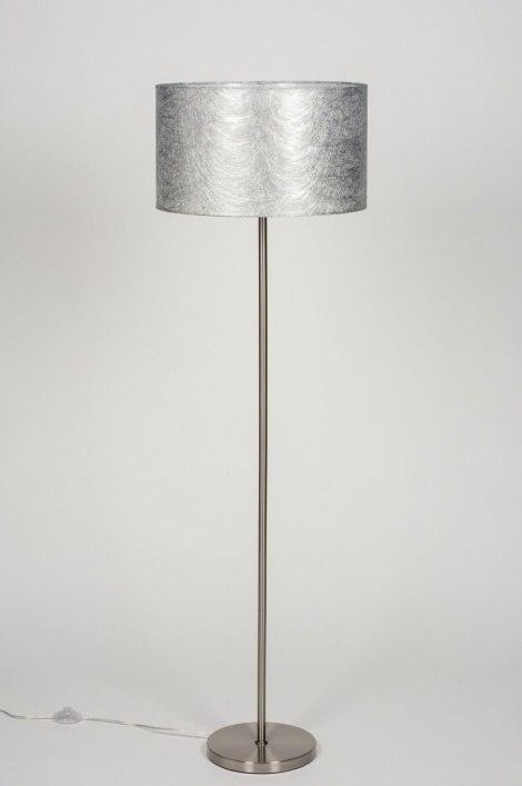 Rietveld Vloerlampen - Zilvergrijs - Staal, Huis en Inrichting, Lampen | Vloerlampen, Verzenden