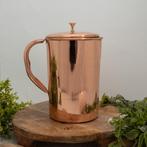 Puur koperen kan glad met deksel ± 2 liter (750 gr), Huis en Inrichting, Keuken | Servies, Ophalen of Verzenden, Nieuw