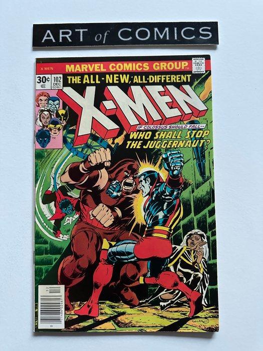X-Men #102 - Newsstand edition - Origin Storm - Juggernaut,, Boeken, Strips | Comics