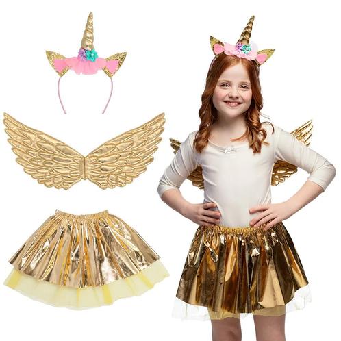 Set Eenhoornfee goud, Kleding | Dames, Carnavalskleding en Feestkleding, Nieuw, Ophalen of Verzenden