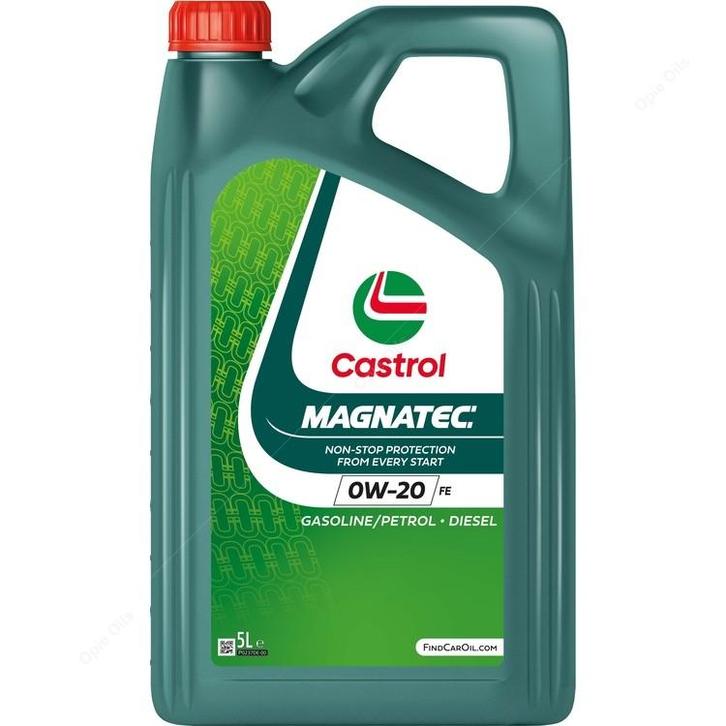 Castrol Magnatec 0W20 FE 5 Liter, Auto diversen, Onderhoudsmiddelen, Ophalen of Verzenden