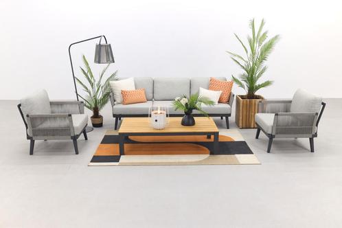 Durban/Mindo stoel-bank loungeset - 4-delig, Tuin en Terras, Tuinsets en Loungesets, Loungeset, Nieuw, Hout, Verzenden