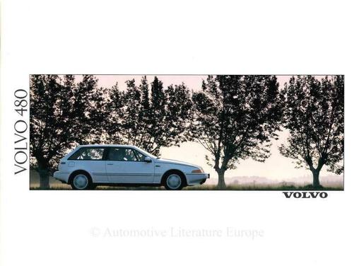 1984-2000 Volvo 480 ES / Turbo / Accessoires Brochures, Boeken, Auto's | Folders en Tijdschriften, Gelezen, Volvo, Verzenden