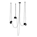Flos Aim Small Sospensione LED 3-lichts, zwart (Hanglampen), Verzenden, Nieuw
