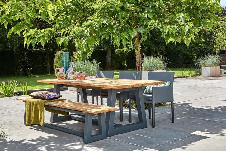 Suns Ovada tuinbank 340 cm (met alu strips) |, Tuin en Terras, Tuinsets en Loungesets, Ophalen of Verzenden