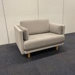 Design Lovesit  De VORM, 120 cm breed, Grijs - licht grijs, Huis en Inrichting, Ophalen of Verzenden, Gebruikt, Stof