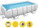 Veiling - Bestway Opzetzwembad incl filterpomp&trap 404 x 20, Tuin en Terras, Zwembaden, Nieuw