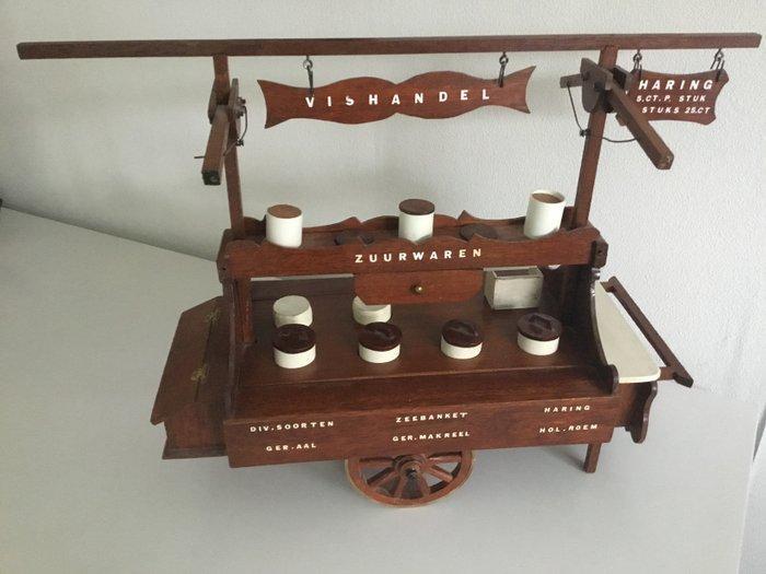 Themacollectie - Unieke, zelfgemaakte viskar uit Volendam, Antiek en Kunst, Curiosa en Brocante