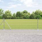 vidaXL Weidehekwerk Zilver 50 x 0.8 m Gegalvaniseerd staal, Verzenden, Nieuw, IJzer