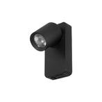 Bedlamp Wandlamp Zwart GU10 fitting USB en USB-C poort KUNA, Huis en Inrichting, Lampen | Wandlampen, Ophalen of Verzenden, Nieuw