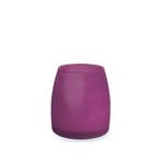 Lowboy Soft Glow windlicht, Purple 6 glazen per tray, Nieuw